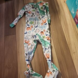 Colorful Animal Print Kids One Piece